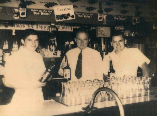 Historic photograph of Planks Bier Garten
